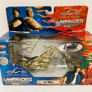 Brand New Factory Sealed Orange County Chopper Jet Bike 1:18 Diecast Free Ship